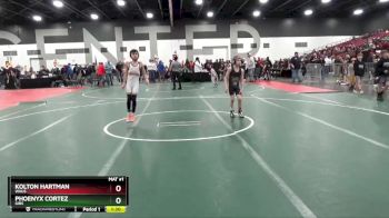 70 lbs Champ. Round 1 - Kolton Hartman, WAUS vs Phoenyx Cortez, GIBS