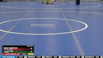126 lbs Cons. Round 5 - Boat Thompson, COLUMBUS GROVE vs Ethan Fike, Eastside