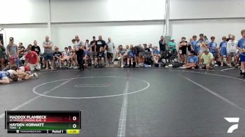 72 lbs Round 2 (8 Team) - Hayden Horwatt, TDWC vs Maddox Plambeck, U2 Upstate Uprising Blue