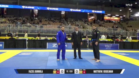 Matthew J Degelman vs Fazzel Gurrola 2025 Pan Jiu Jitsu IBJJF Championship