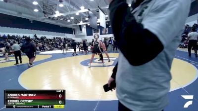 190 lbs Quarterfinal - Ezekiel Ormsby, South Torrance vs Andres Martinez, El Dorado