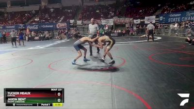 D 3 126 lbs Cons. Round 5 - Tucker Meaux, Kaplan vs Jaxon Bent, Houma Christian