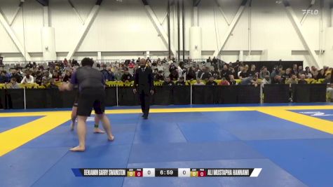 Ali Mustapha Hannawi vs Benjamin Garry Swainston 2024 World IBJJF Jiu-Jitsu No-Gi Championship