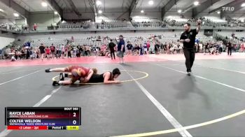 118-120 lbs Round 3 - Rayce Laban, Odessa Youth Wrestling Club vs Colter Weldon, Waynesville Tigers Wrestling Club