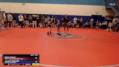 63 lbs Round 1 - Tate Strait, Marsh Valley Wrestling Club vs Julian Guillen, Fighting Squirrels