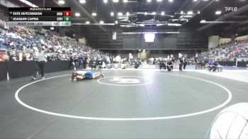 215 lbs Champ. Round 1 - Joaquin Capra, Overland Park - Blue Valley Southwest HS vs Tate Hutchinson, Andover
