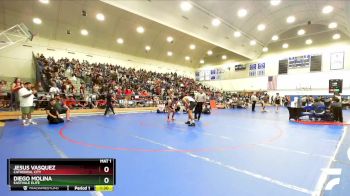 150 lbs Champ. Round 1 - Jesus Vasquez, Cathedral City vs Diego Molina, Eastvale Elite