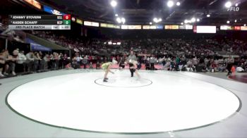 3A 120 lbs 3rd Place Match - Kaden Schaff, Nezperce vs Johnny Stovern, Kellogg