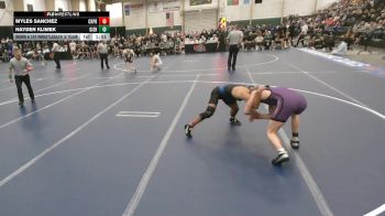 138 lbs Semis & 1st Wrestleback (8 Team) - Hayden Klimek, Grand Island vs Myles Sanchez, Creighton Prep