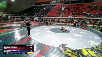 55 lbs Semifinal - Teague Vaughn, Idaho vs Eduardo Mares Jr, Washington