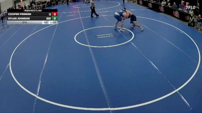 215 lbs Quarterfinals (8 Team) - Dylan Johnson, Kearney vs Cooper Perrien, Elkhorn South