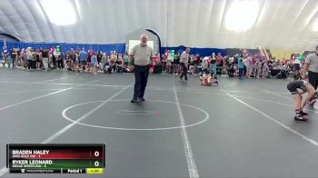 80 lbs Round 1 (8 Team) - Ryker Leonard, Rogue Wrestling vs Braden Haley, Ohio Gold 10k