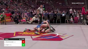 106 lbs Consi Of 8 #1 - Jacob Sombronski, United vs C J Carr, Wyalusing