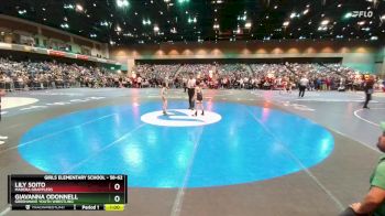 58-62 lbs Round 5 - Giavanna ODonnell, Greenwave Youth Wrestling vs Lily Soito, Madera Grapplers