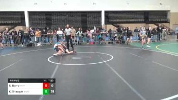 77 lbs Prelims - Seamus Berry, Maine Trappers ES vs Kane Shawger, Broad Axe Wrestling Club Red