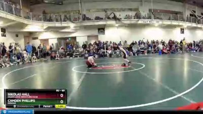 85 lbs Cons. Round 2 - Camden Phillips, Indiana vs Nikolas Hall, Salem Lions Wrestling Club