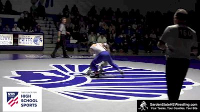 144 lbs Solomon Soriente, Caldwell vs Chase Collins, Kittatinny Regional Jr/Sr