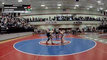 175 lbs Quarters & 1st Wb (16 Team) - Kurtis Robinson, Jasper County vs Cade Parent, St Francis School
