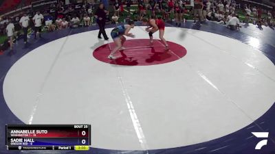 135 lbs Placement (16 Team) - Annabelle Suto, Washington 1 vs Sadie Hall, Oregon Red