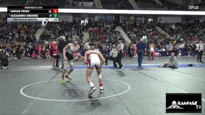 110 lbs 3rd Place Match - Abram Perez, Salina vs Alejandro Dieguez, SC Punisher