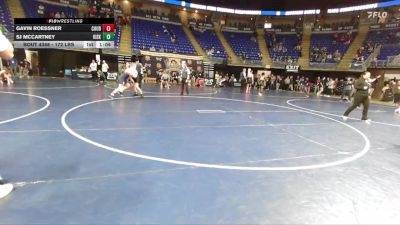 172 lbs 5th Place - Gavin Roessner, Coudersport vs Sj McCartney, Kiski Area