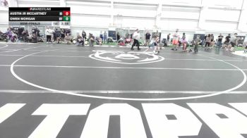 B-95 lbs Semifinal - Austin Jr McCartney, MI vs Owen Morgan, WV