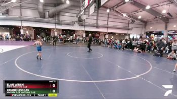 55 lbs Semifinal - Xavior Morgas, Maverick Elite Wrestling Club vs Elan Winski, Scots Wrestling Club