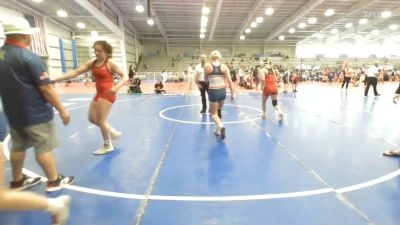 132 lbs Consi Of 4 - Haley Smarsh, Quest School Of Wrestling Girls - HSG vs Anna KRIZAN, Team RJN Green - HSG