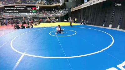 5A 165 lbs Quarterfinal - Bennett Ham, Dallas Highland Park vs Quintraylon Johnson, Dallas Kimball