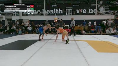 154 lbs Semifinal - Ethan Krazer, Misdirection - HSC vs James Goodger IV, Broad Axe Green - HSC