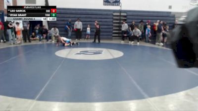 67 lbs Champ. Round 2 - Ryan Grant, Treasure Valley Wrestling Club vs Leo Garcia, Cougar Wrestling Club