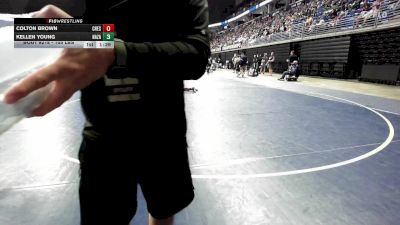 105 lbs Round Of 32 - Colton Brown, Chestnut Ridge vs Kellen Young, Nazareth