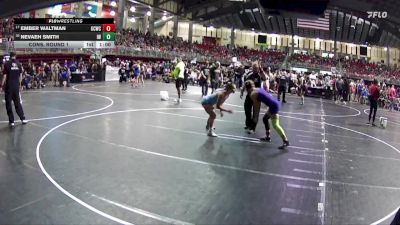 138 lbs Cons. Round 1 - Nevaeh Smith, Ironman Wrestling vs Ember Waltman, Garden County Wrestling Club