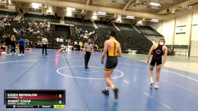 150 lbs Round 2 (16 Team) - Kaden Brownlow, Columbus vs Robert Sogar, Kearney Catholic