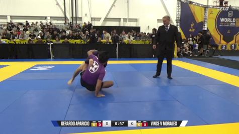 Vince V Morales vs Gerardo Aparicio 2024 World IBJJF Jiu-Jitsu No-Gi Championship