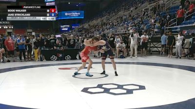 113 lbs Champ. Rd Of 64 - Bode Walker, South Dakota vs Jake Strickland, South Carolina