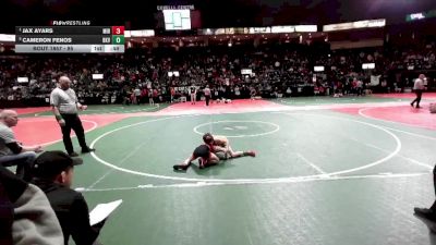 85 lbs Semifinal - Jax Ayars, MIRA vs Cameron Fenos, BKV1