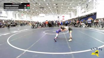 63 lbs 1st Place Match - Zakharii Paseniuk, Club Not Listed vs Aiden Daghestani, NWAA