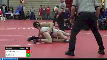 152 lbs Semifinal - Gage Brumett, Indy West Wrestling Club vs Chase Staubus, Chesterton