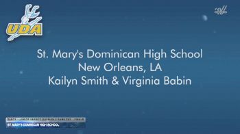St. Mary's Dominican High School [2026 Dance - Junior Varsity Division II Game Day Finals] 2026 UDA National Dance Team Championship DII