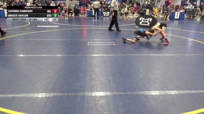 72 lbs Round Of 32 - Cayden Comfort, Dog Pound vs Brock Taylor, Quest W.C.