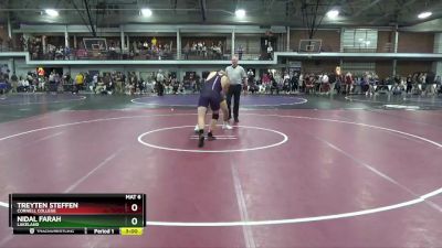 197 lbs Quarterfinal - Treyten Steffen, Cornell College vs Nidal Farah, Lakeland