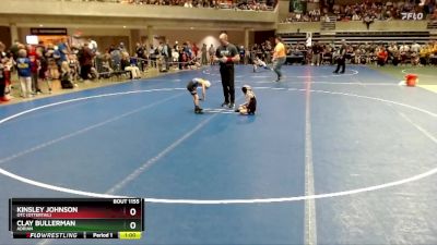 40 lbs Cons. Round 1 - Clay Bullerman, Adrian vs Kinsley Johnson, OTC (Ottertail)