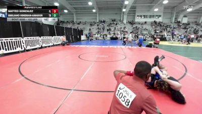 132 lbs Consi Of 32 #2 - Matteo Gonzalez, FL vs Emiliano Hineman-Amador, TN
