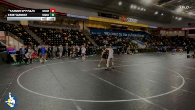 132 lbs 23rd Place Match - Cade Vazquez, Lombard (Montini) vs Camden Spiniolas, Woodstock (Marian)