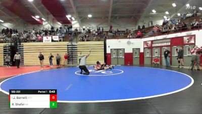 186-201 lbs Round 2 - Josiah Barnett, Attica vs Roy Shafer, New Albany