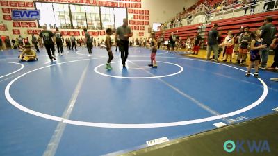 51-54 lbs Semifinal - Blakelee Vinson, Weatherford Youth Wrestling vs Serenity Esparza, Mission Wrestling Club