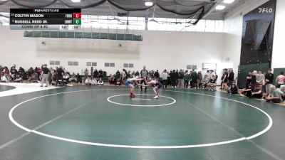 126 lbs Consi Of 8 #2 - Coltyn Mason, Foran vs Russell Reed Jr., Lyman Mem/Windham Tech