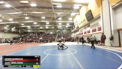 132 lbs Quarterfinal - Jayden Rodriguez, Spring Valley vs Adam Abdeljawad, Miyamura