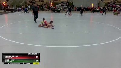 90 lbs Cons. Round 2 - Aiden Nam, Unattached vs Daniel Grant, Grindhouse